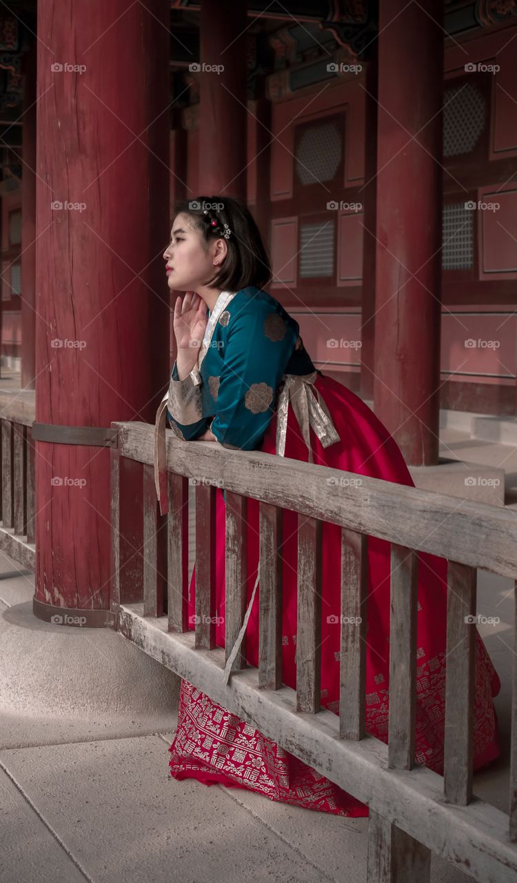 Hanbok photoshoot in Seoul, South Korea 