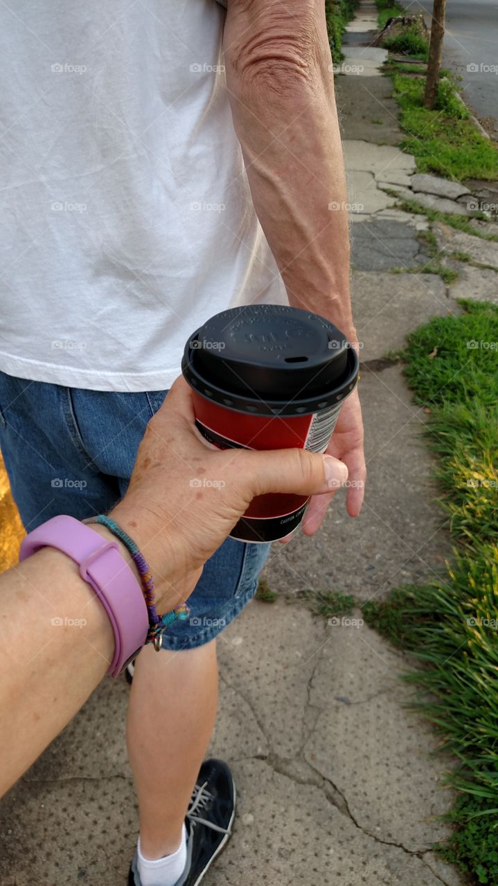 Follow me to the store for my favorite cup of coffee