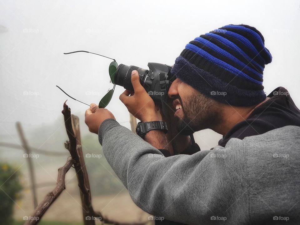 photographer in acti