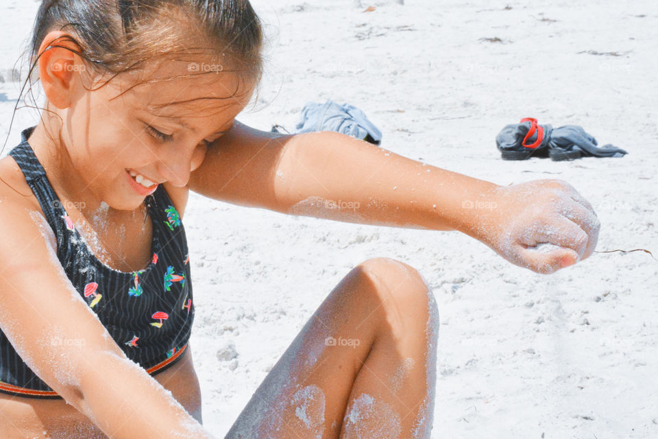 girl at beach