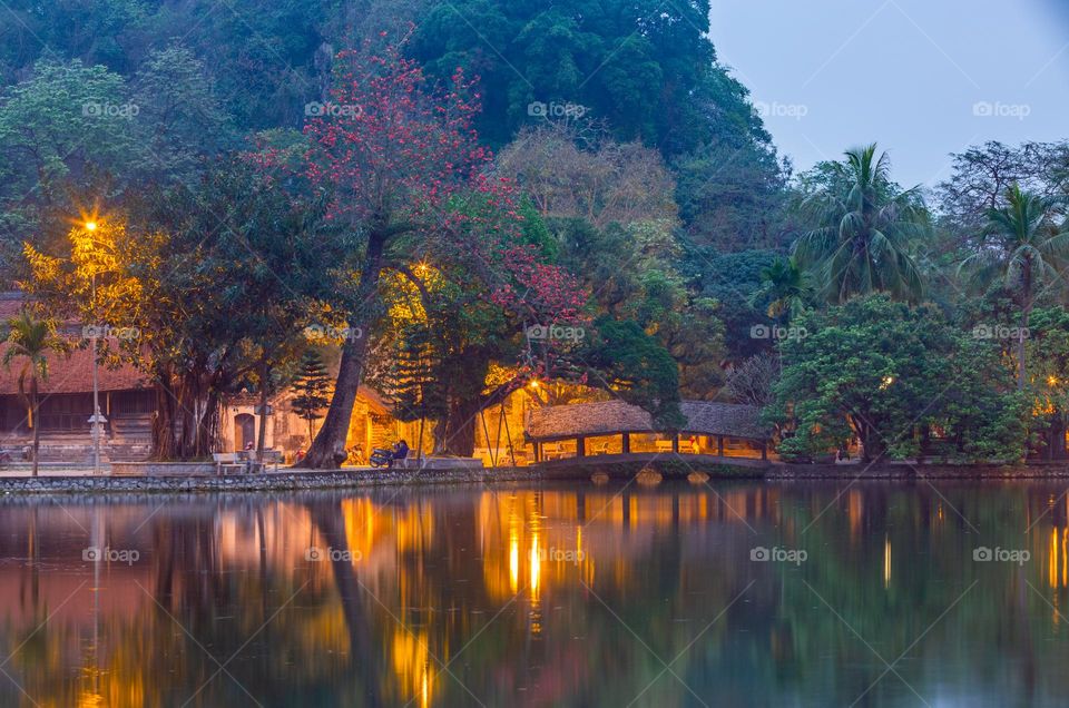 Thay Pagoda , one of the four famous Pagoda in Ha Noi, Vietnam