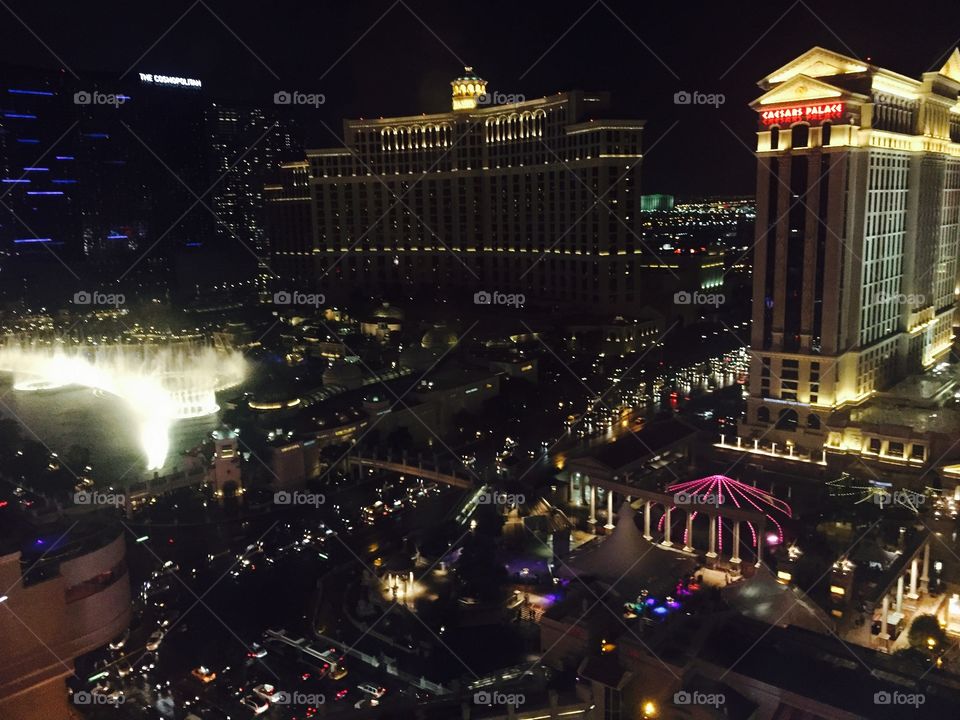 Vegas at night
