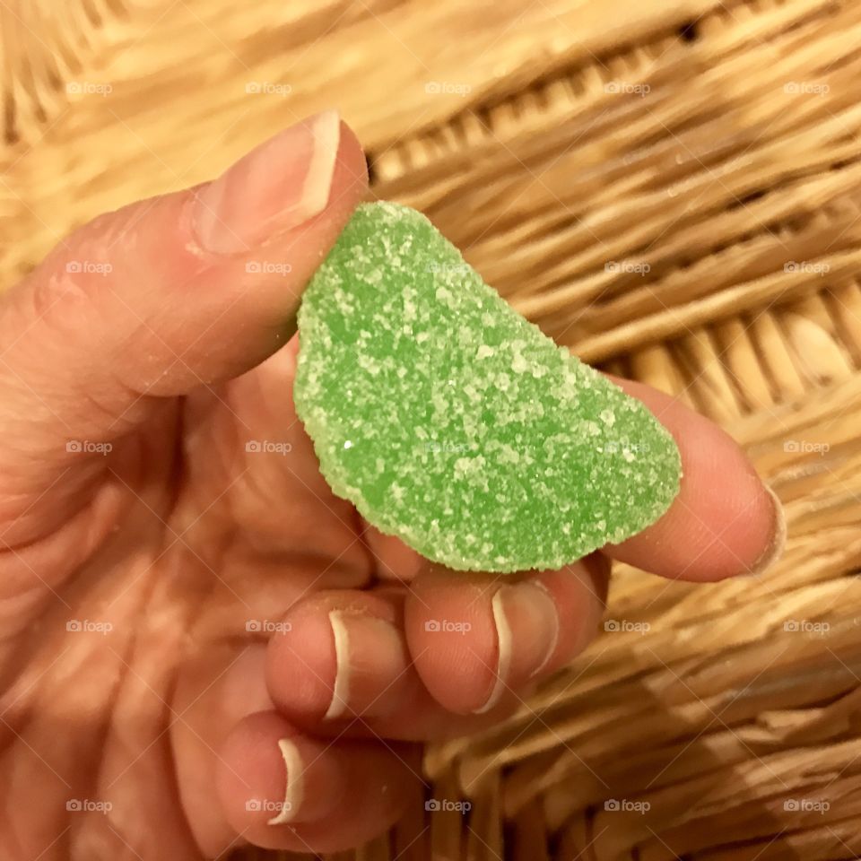 Green Fruit Candy