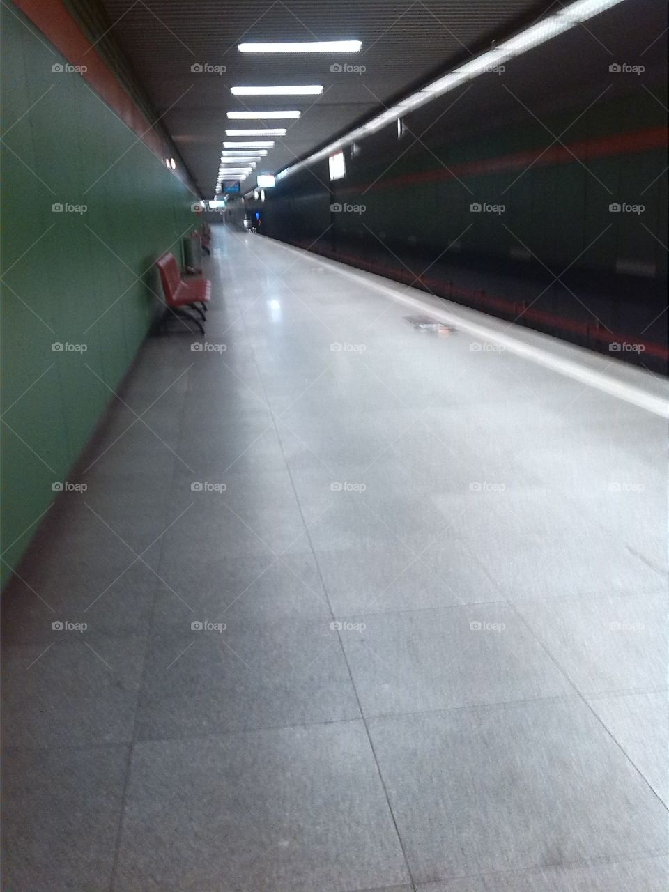 Empty Subway station