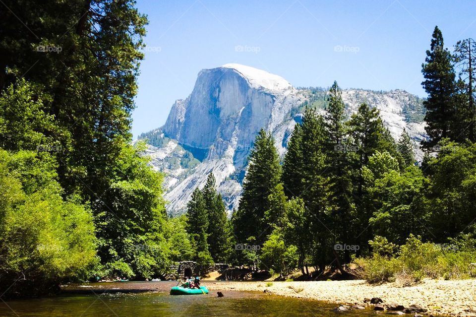 People exploring at yosemite national park