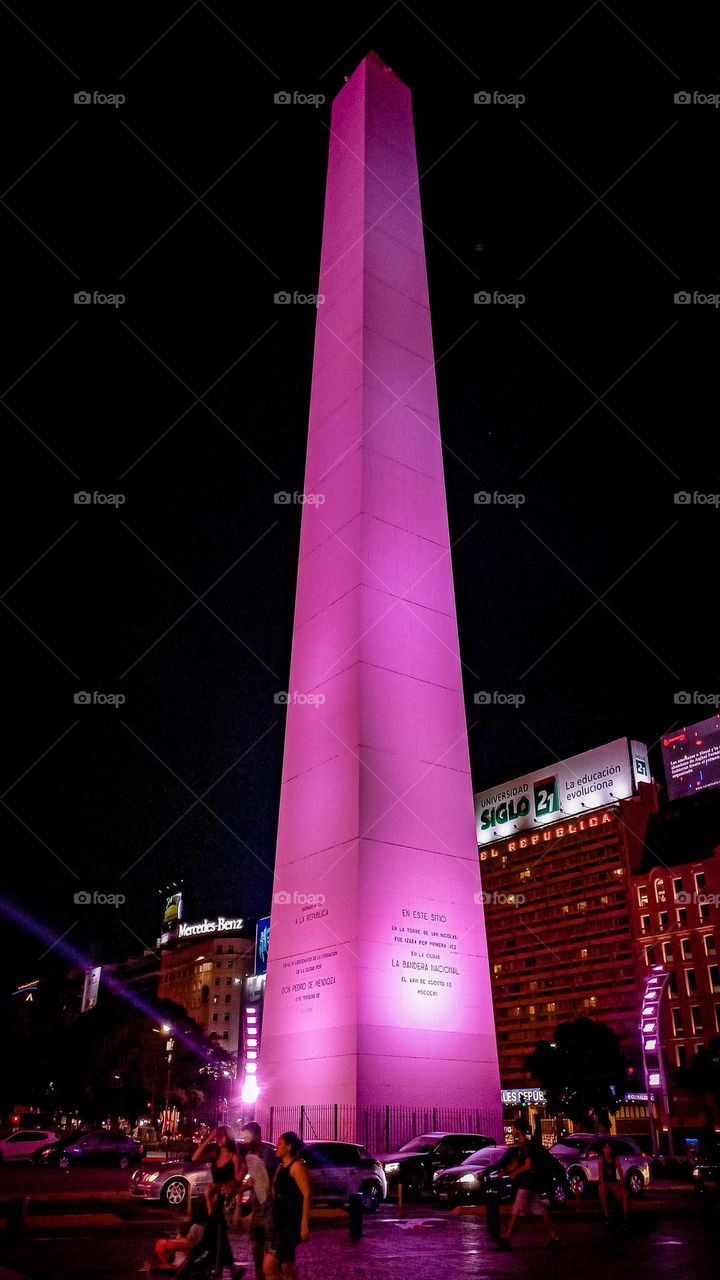 Obelisco _ Argentina _ Buenos Aires _ Calle Corrientes