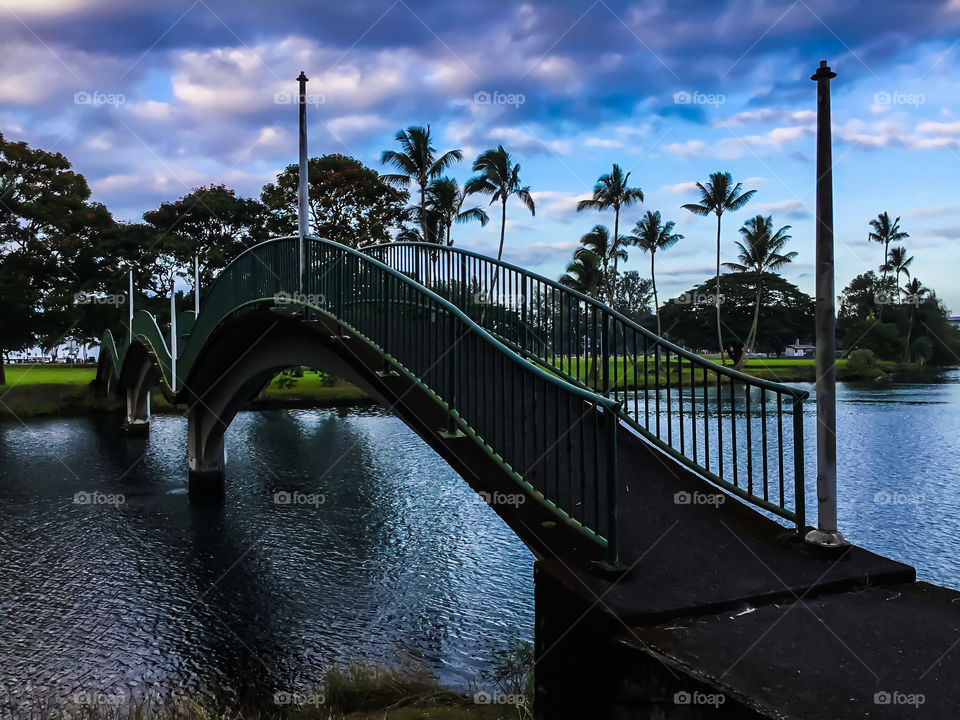 Wiloa Park pedestrian bridge