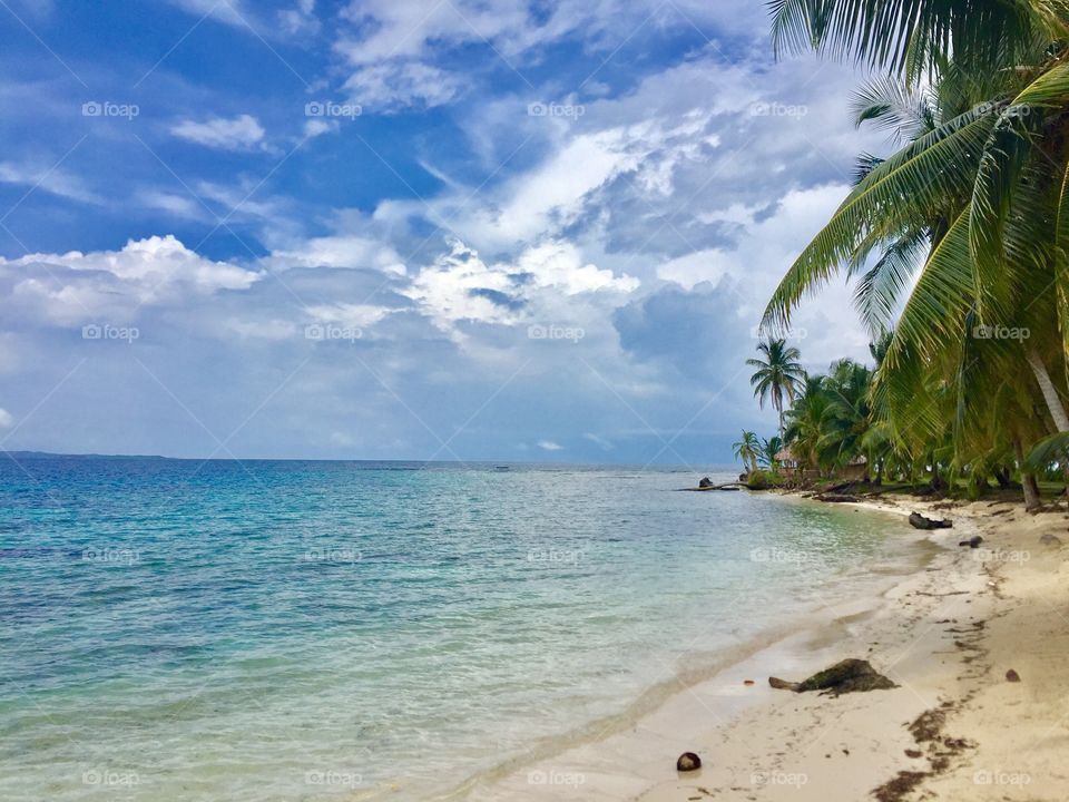 Island at San Blás In Panama