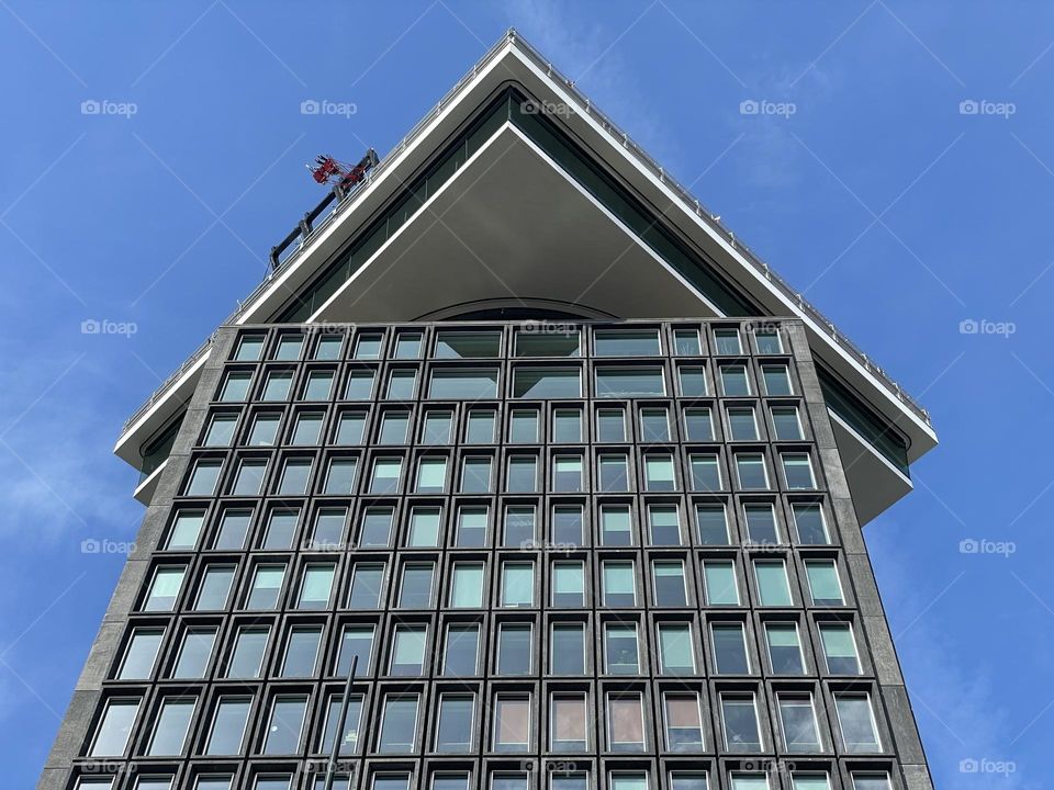 Swing High ! Spotted a swing on top of a building in Amsterdam 