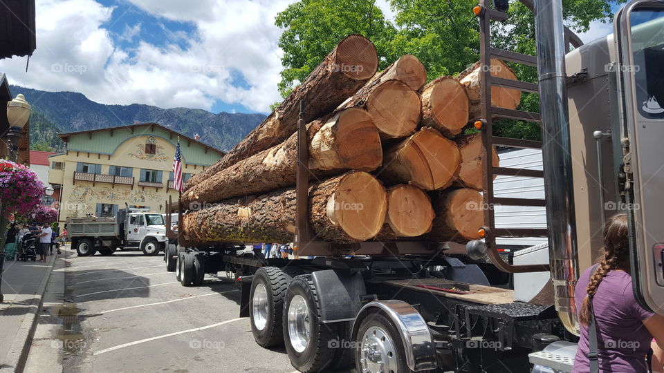 logging truck