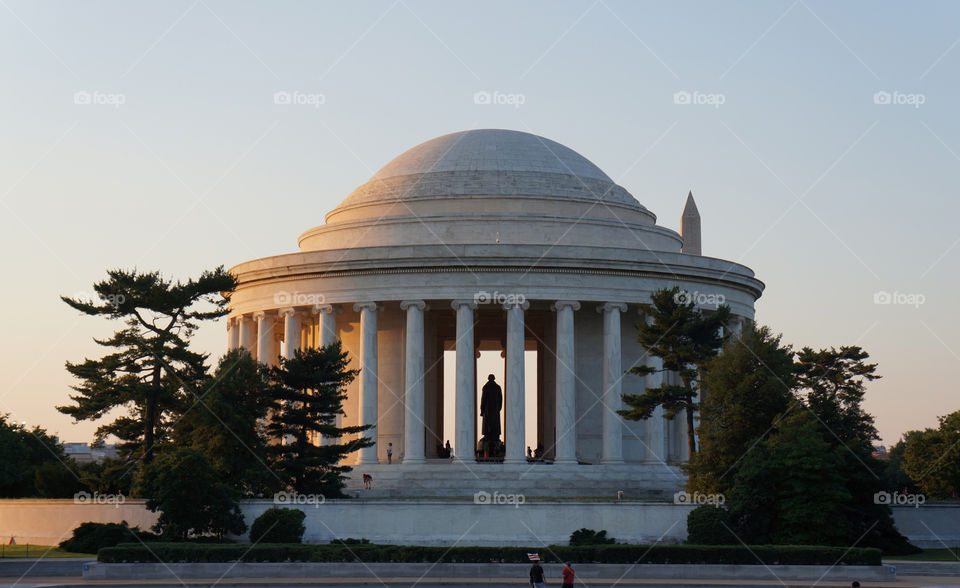Thomas Jefferson memorial in Washington DC