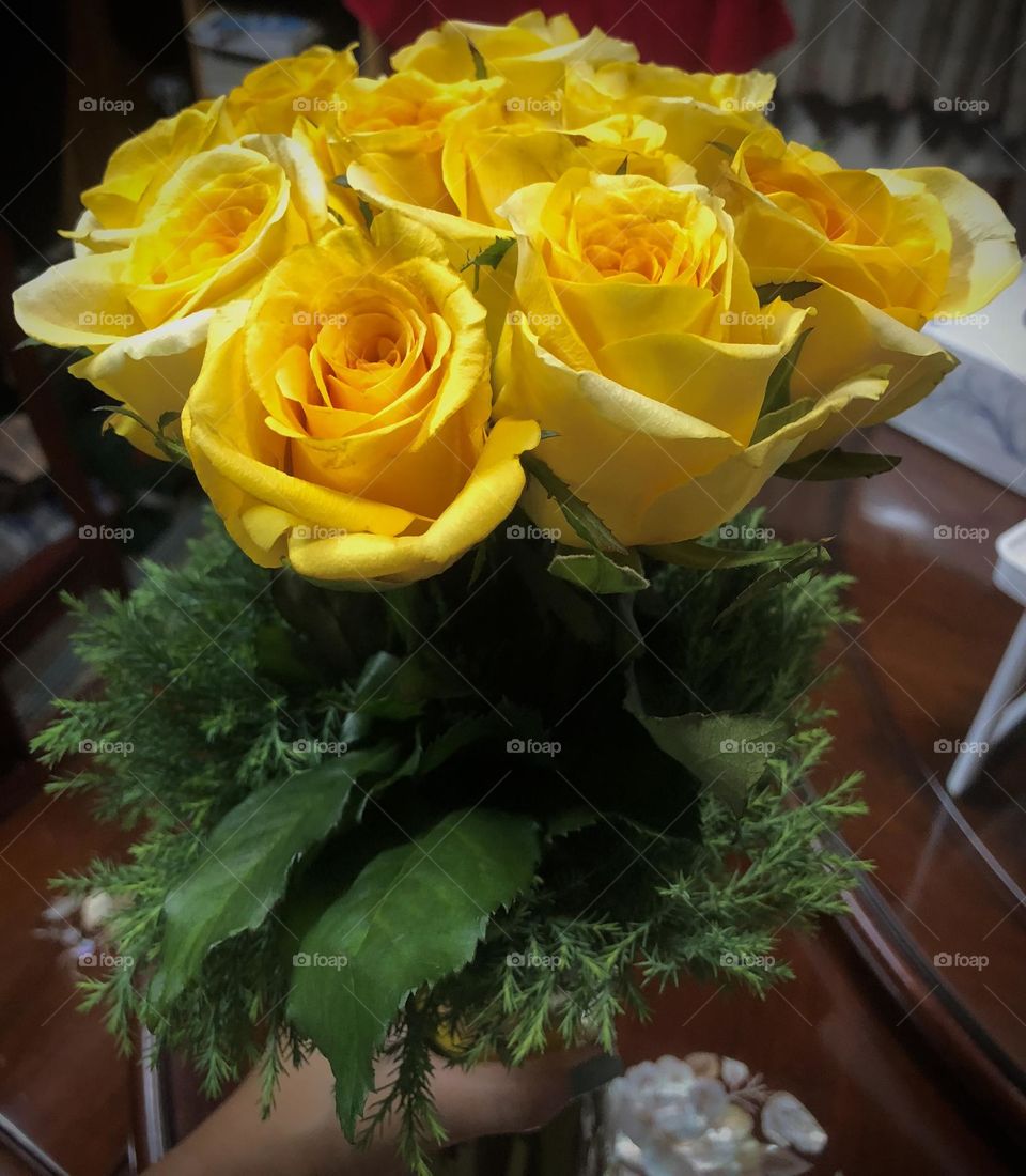 Yellow roses