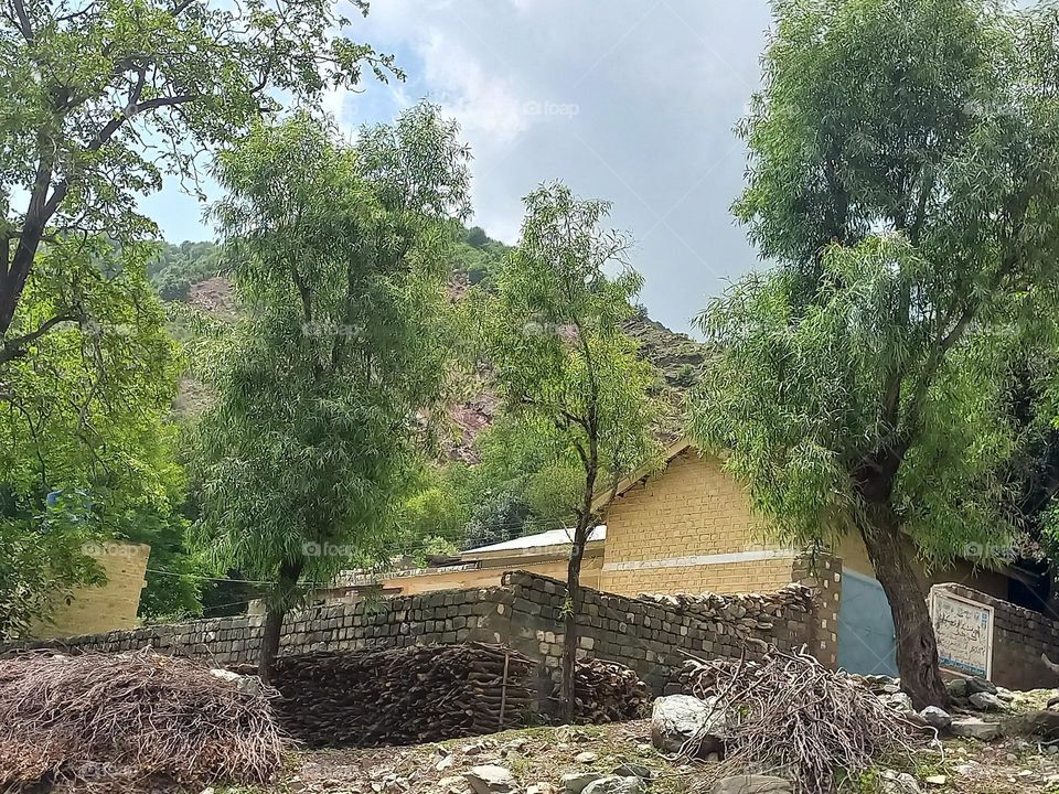 our beautiful village in top of mountain