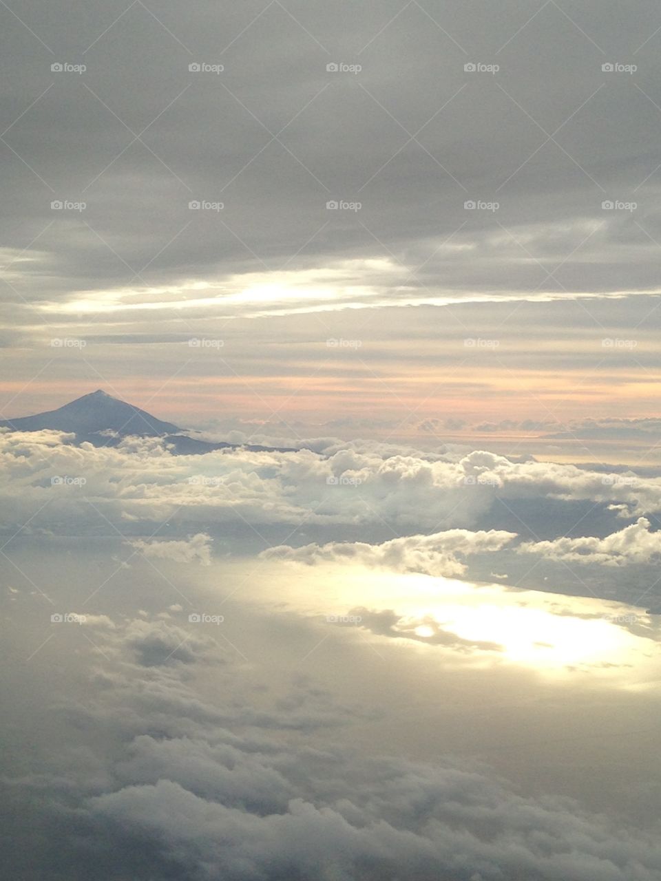 Mount Teide from the air