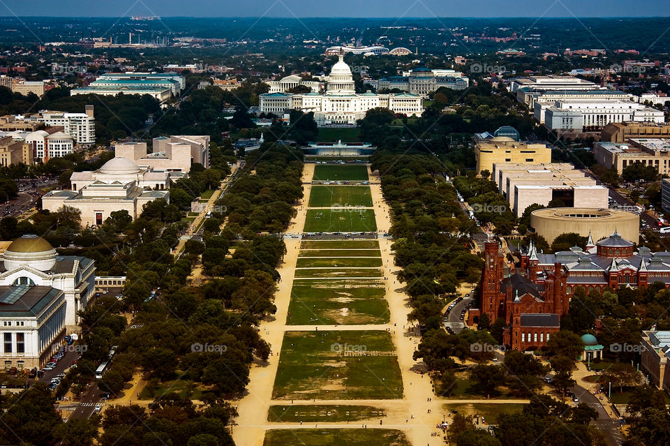 Capitol from Washington's Monument, USA