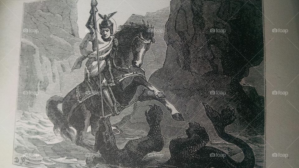 St George Dragon Slayer 1899 feast day 04/23