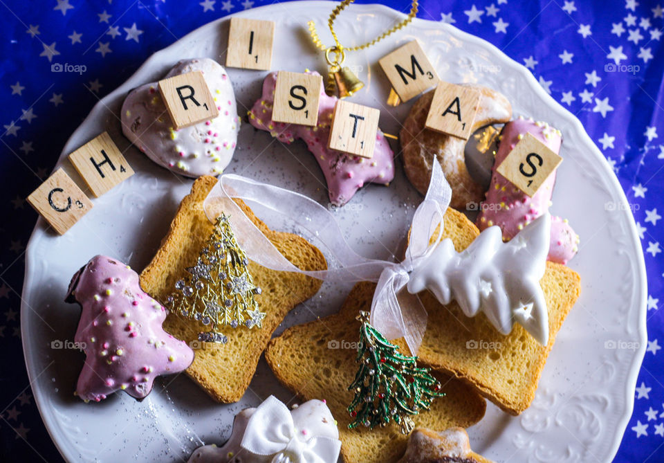 Christmas decoration cookies