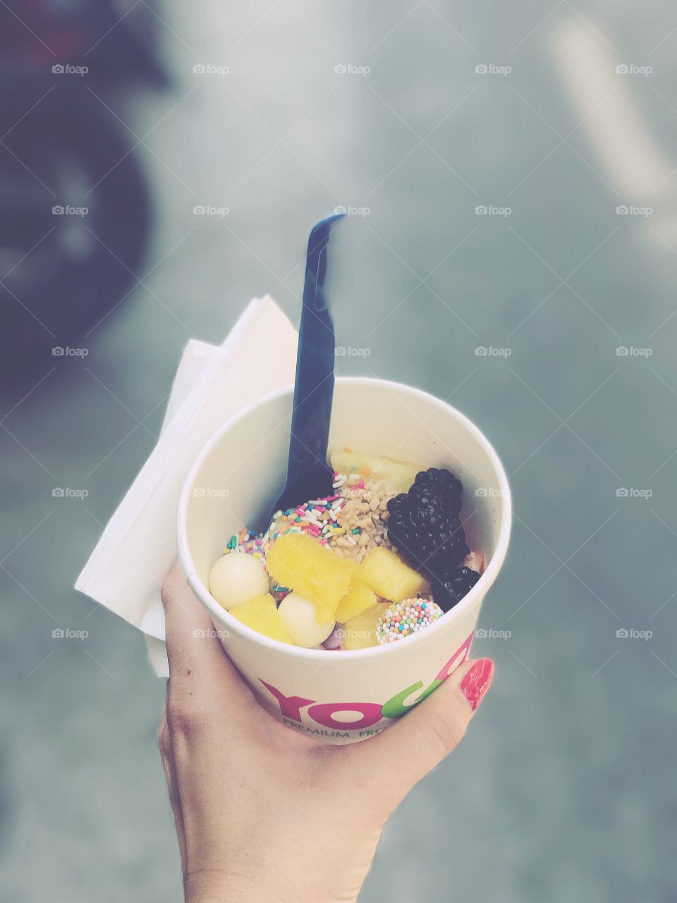 I can give my soul for frozen yogurt hot day