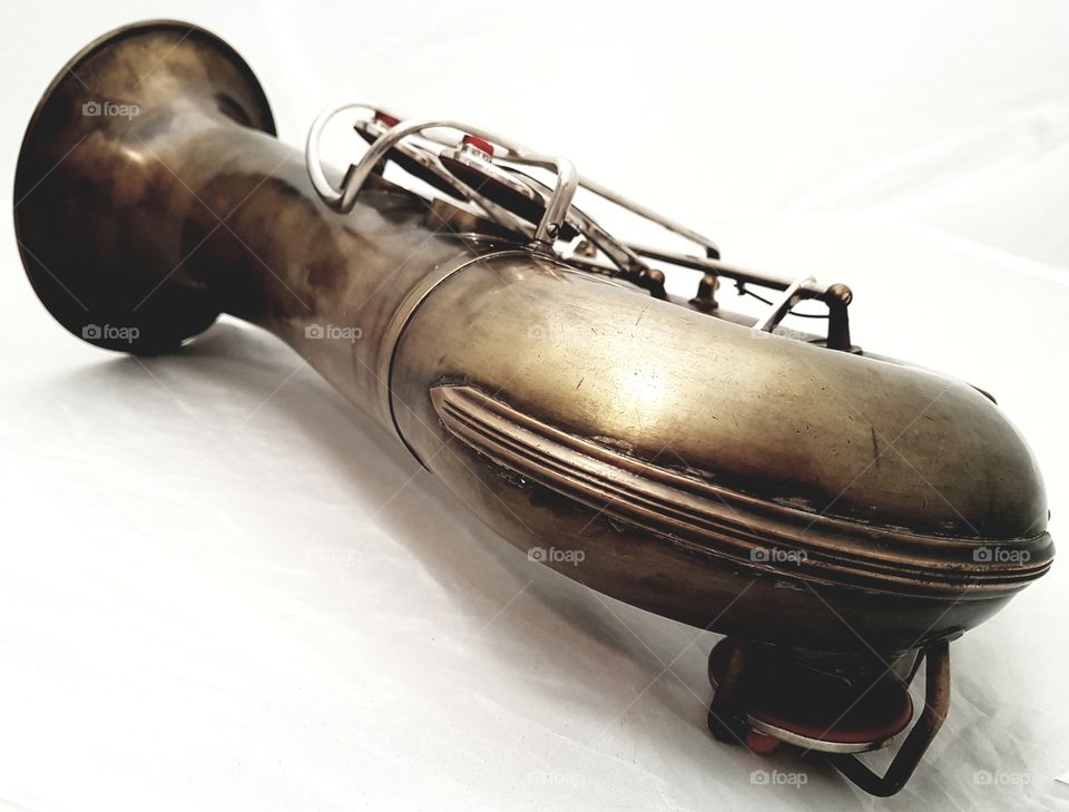 Vintage tenor saxophone