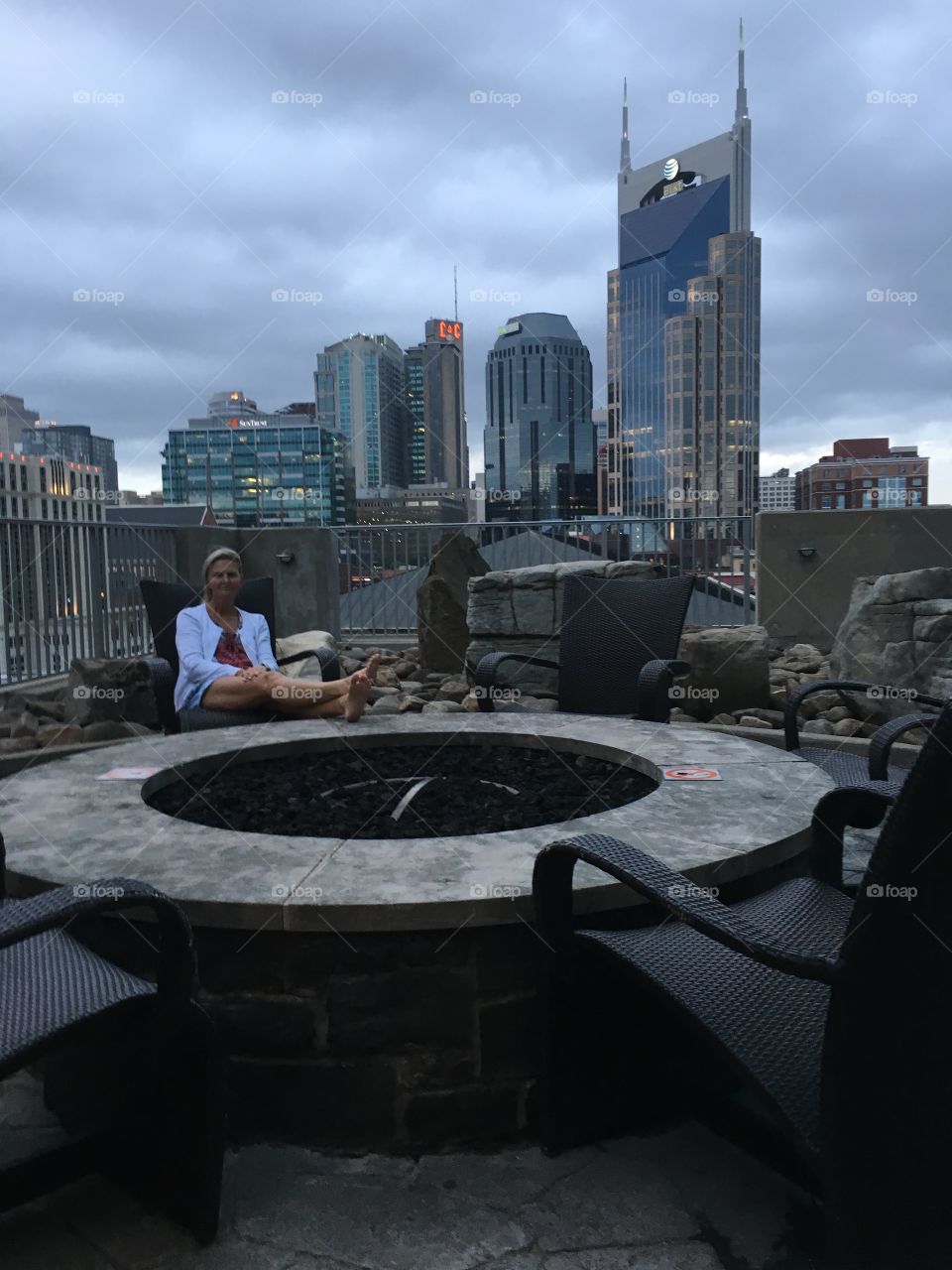 Hanging out downtown