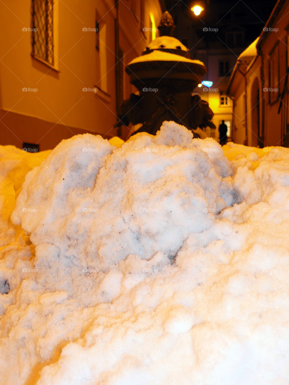 Winter in Riga, Latvia.