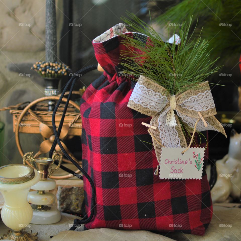 Christmas Gift Bags Wrapping Presents Santa Sack 