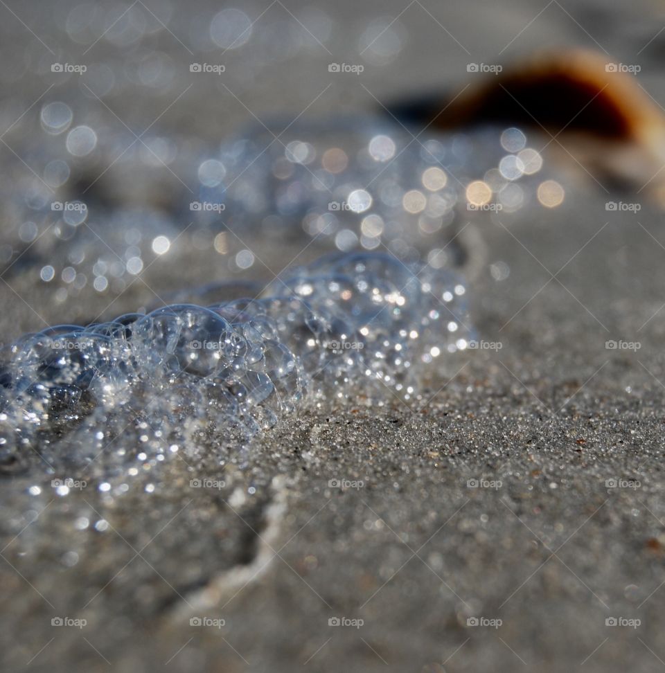 Bubbles at the beach