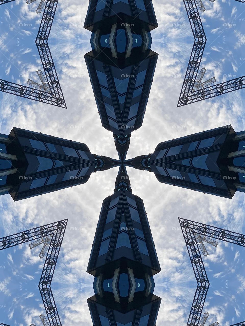 Sky Crane Kaleidoscope
