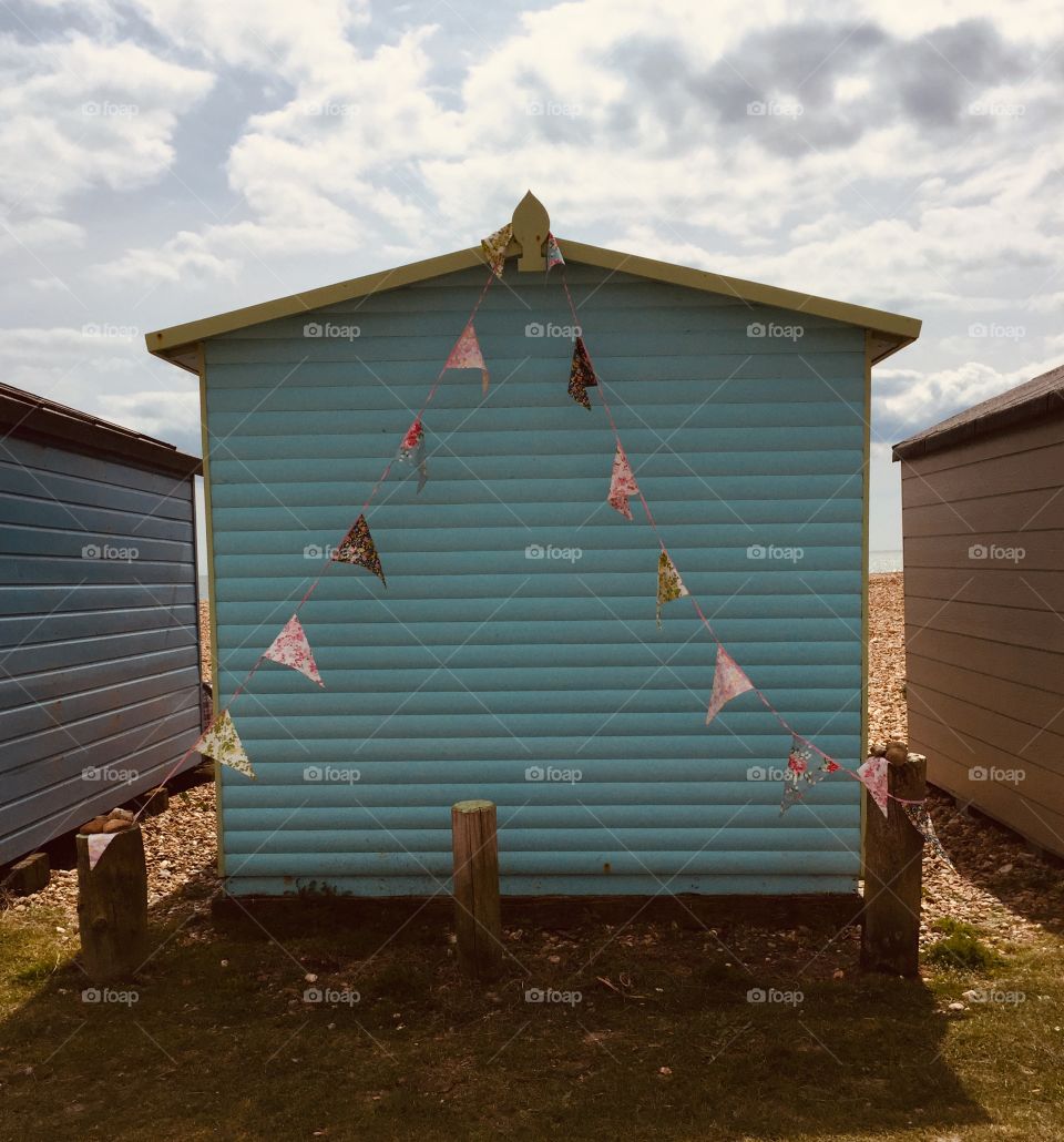 Beach hut seaside 