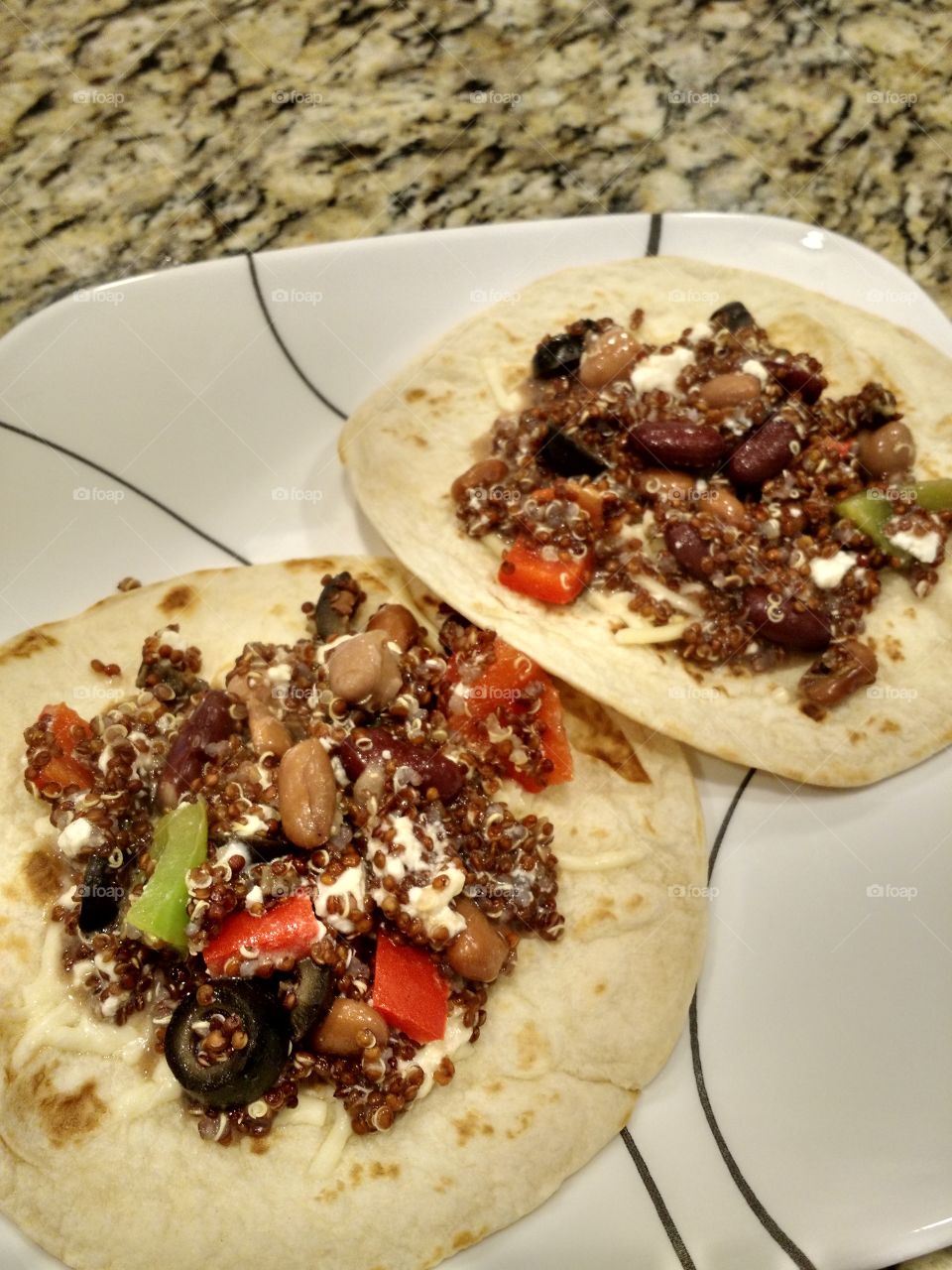 quinoa tacos. dinner