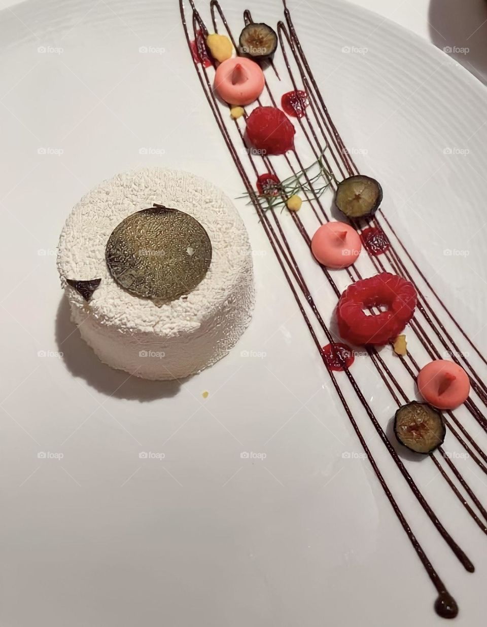 Deliciously plated food 