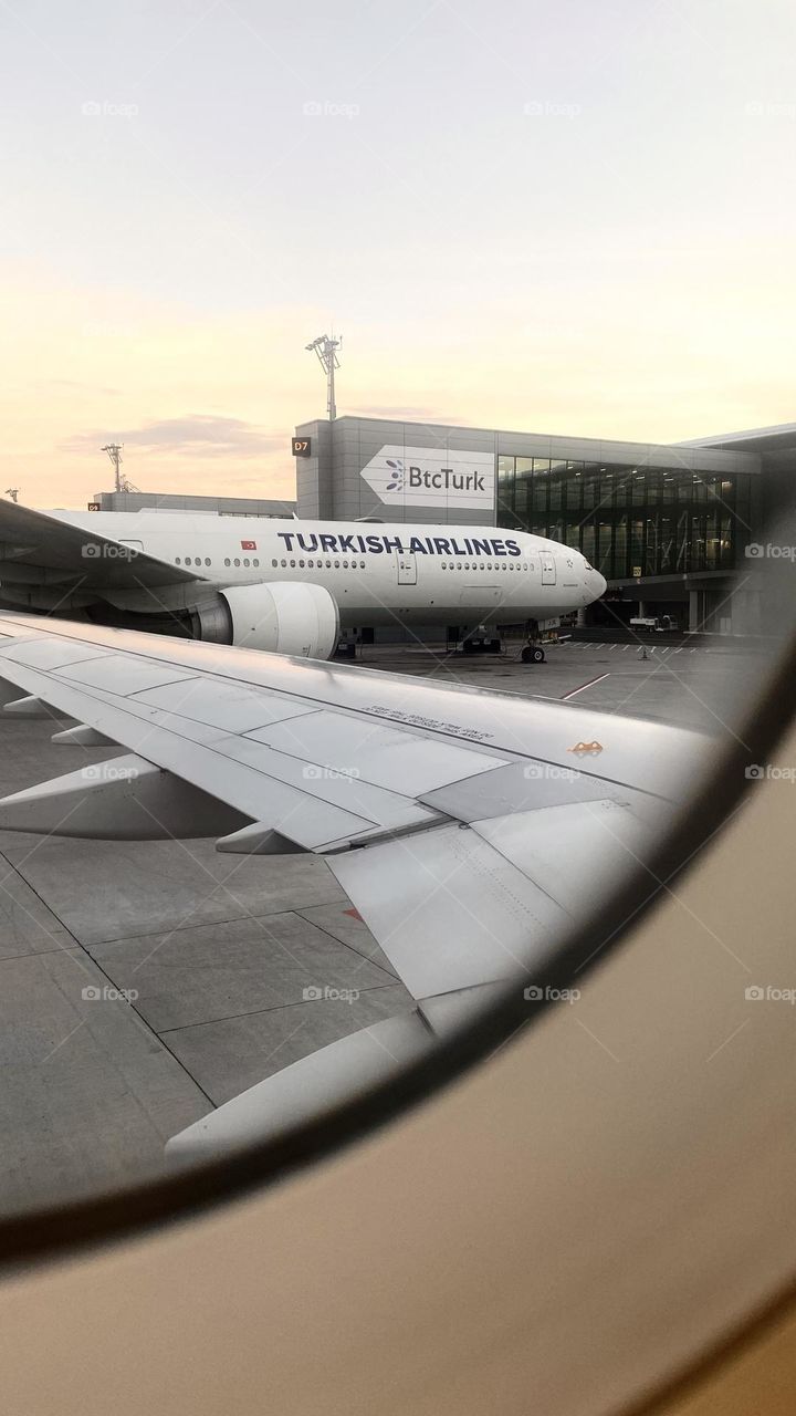 Istanbul Airport scenery 