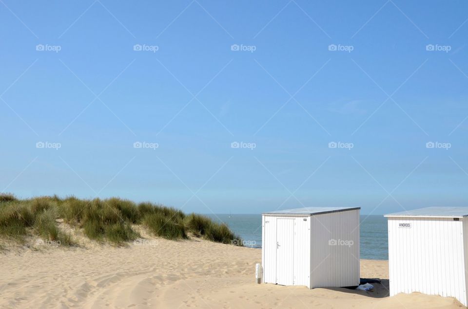 The beach at Knokke