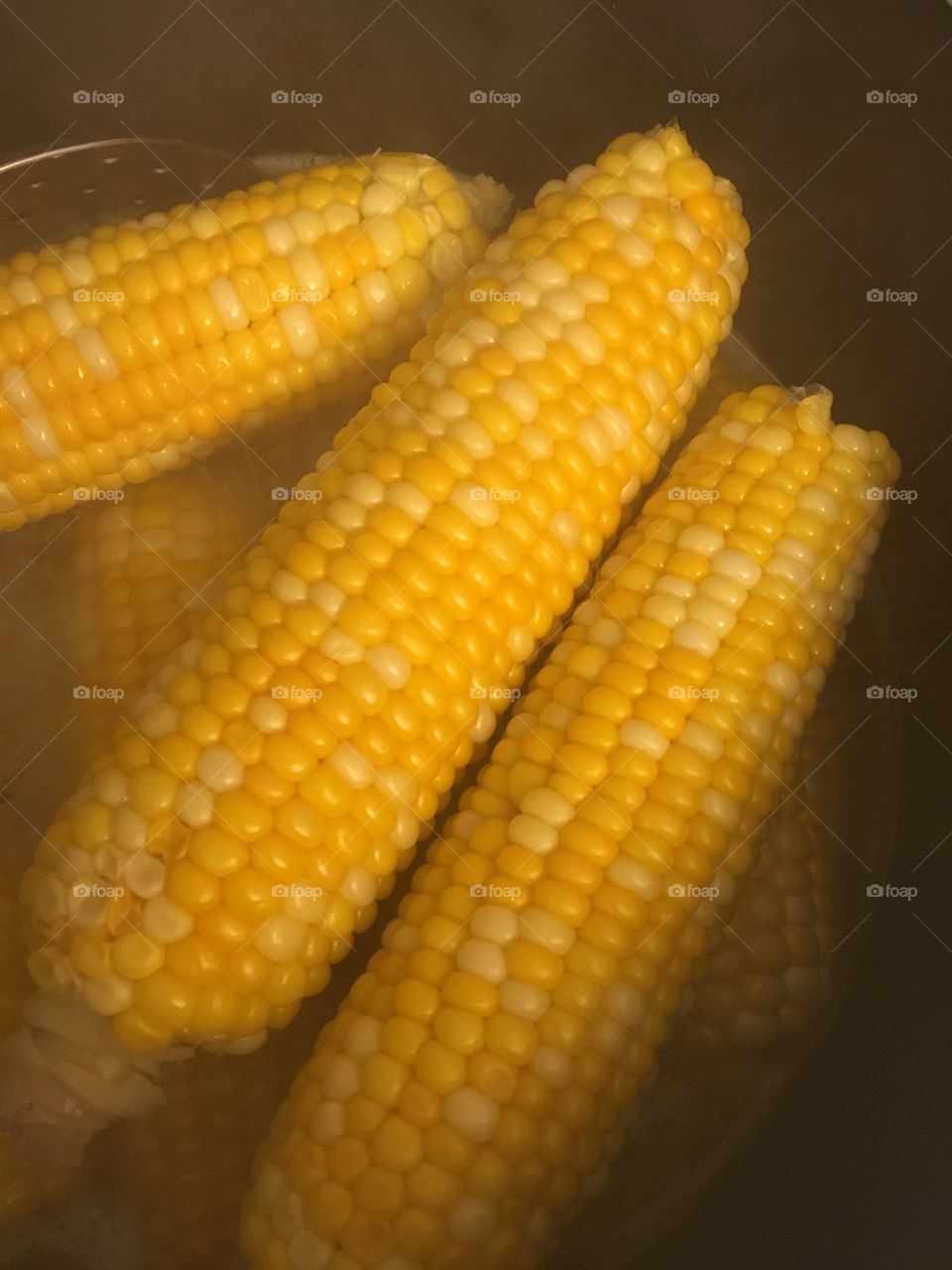 Corn cooking 