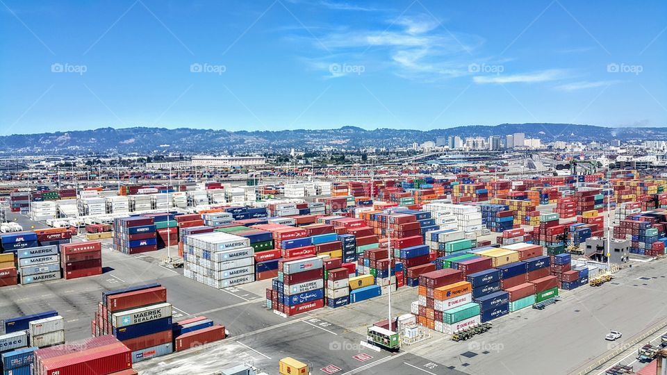 Oakland container terminal