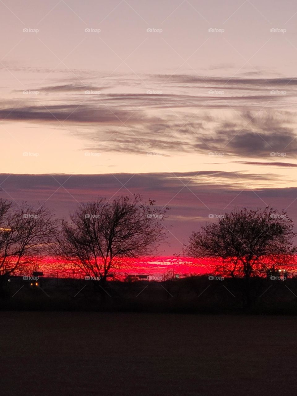 Fiery sunset over the Great State of Texas ❤️🇨🇱