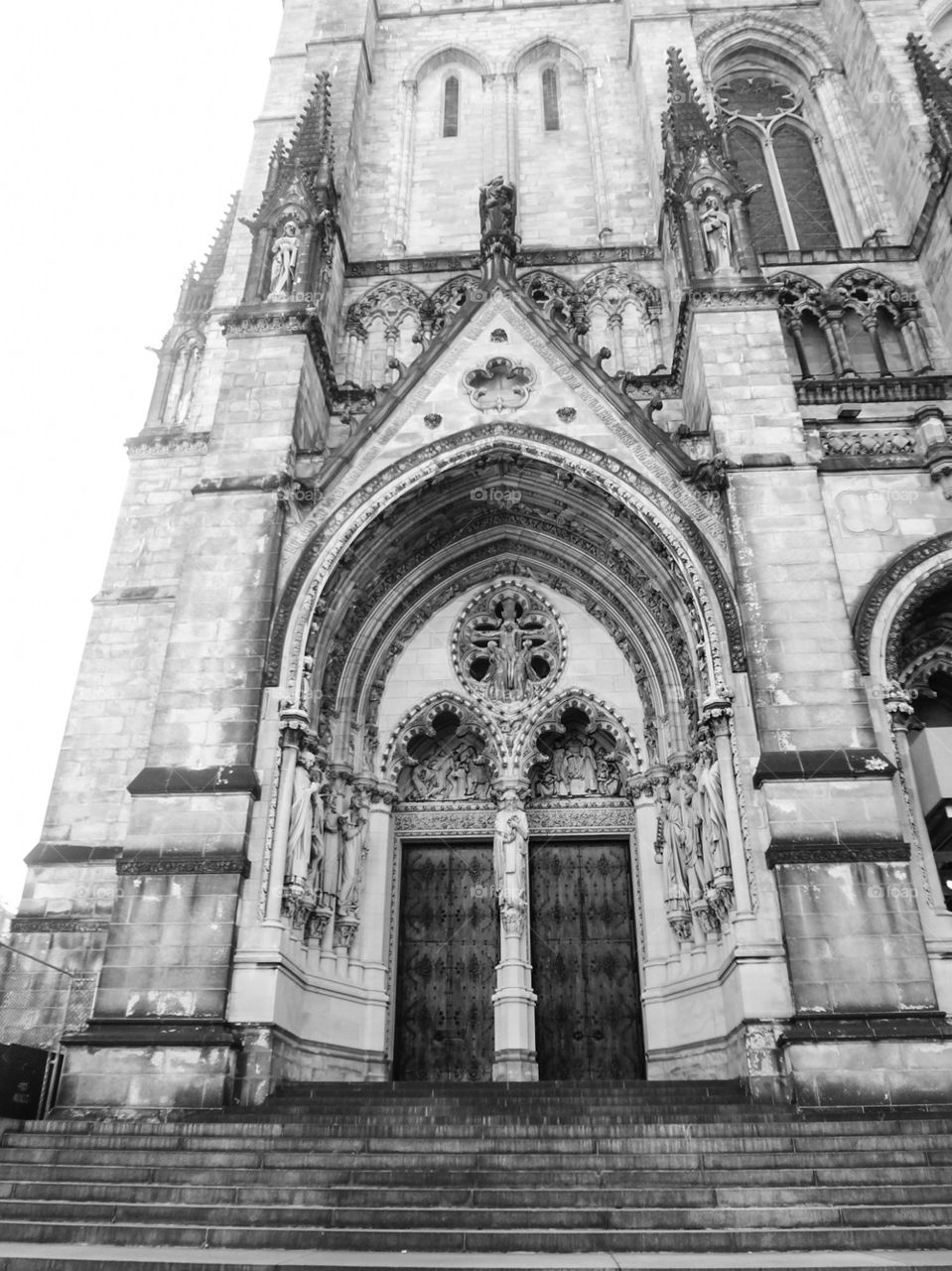 St. John's in black and white