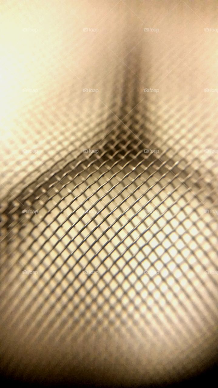 closeup wire mesh