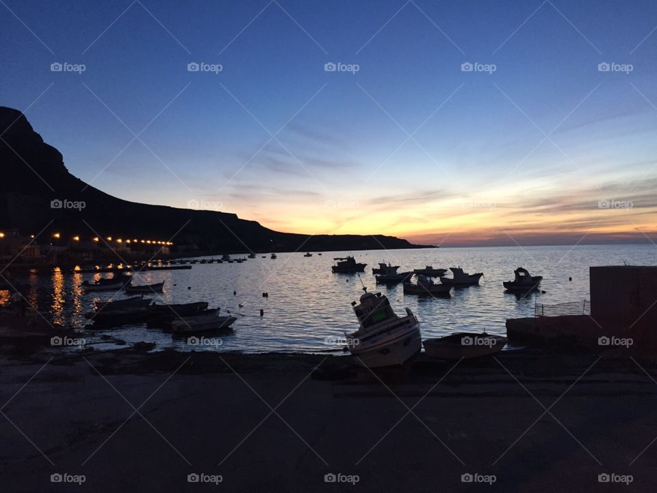 Bonagia harbour Trapani Sicily