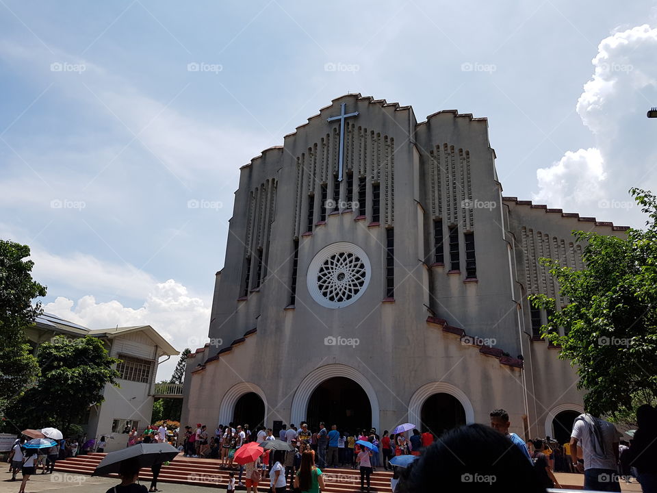 another photo of the church in the Philippines ( BACLARAN  CHURCH)
