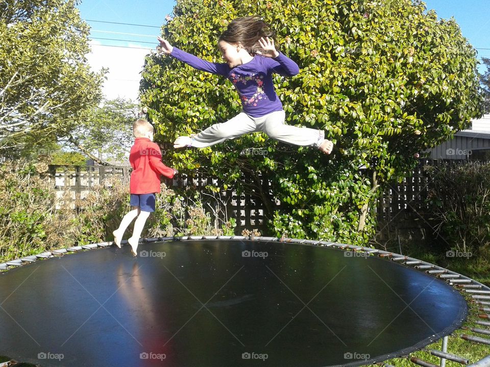 trampoline fun