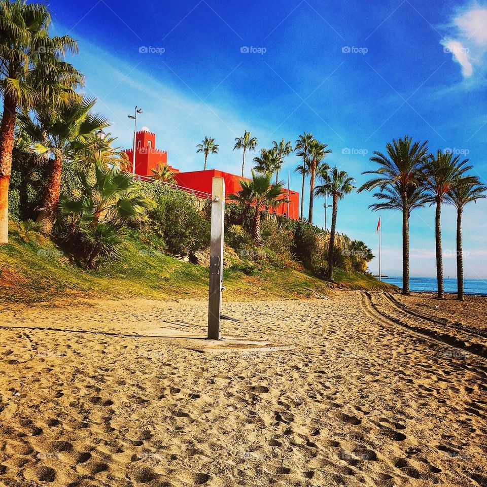 Beach in spain