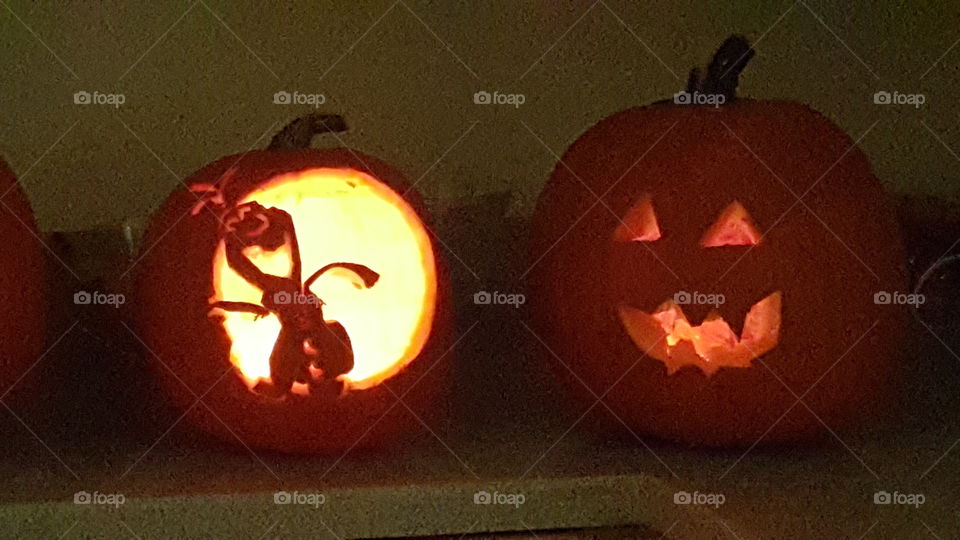 pumpkin carving olaf