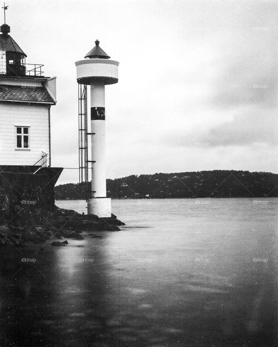 No Person, Lighthouse, Water, Seashore, Architecture