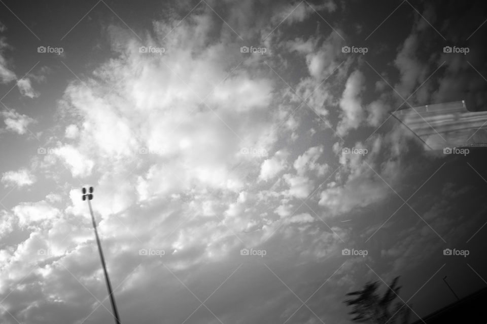 sky, cloud , street light
