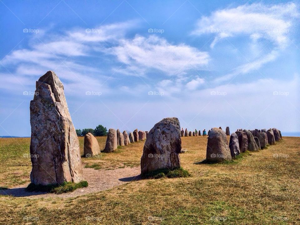 Ales Stenar in Scania, South sweden