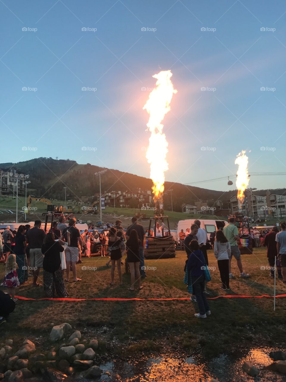 Steamboat Springs - Balloon Rodeo (night burners)