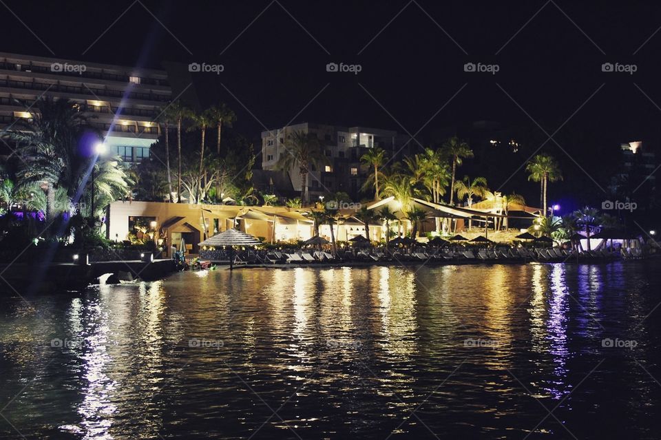 Limassol Cy view by night