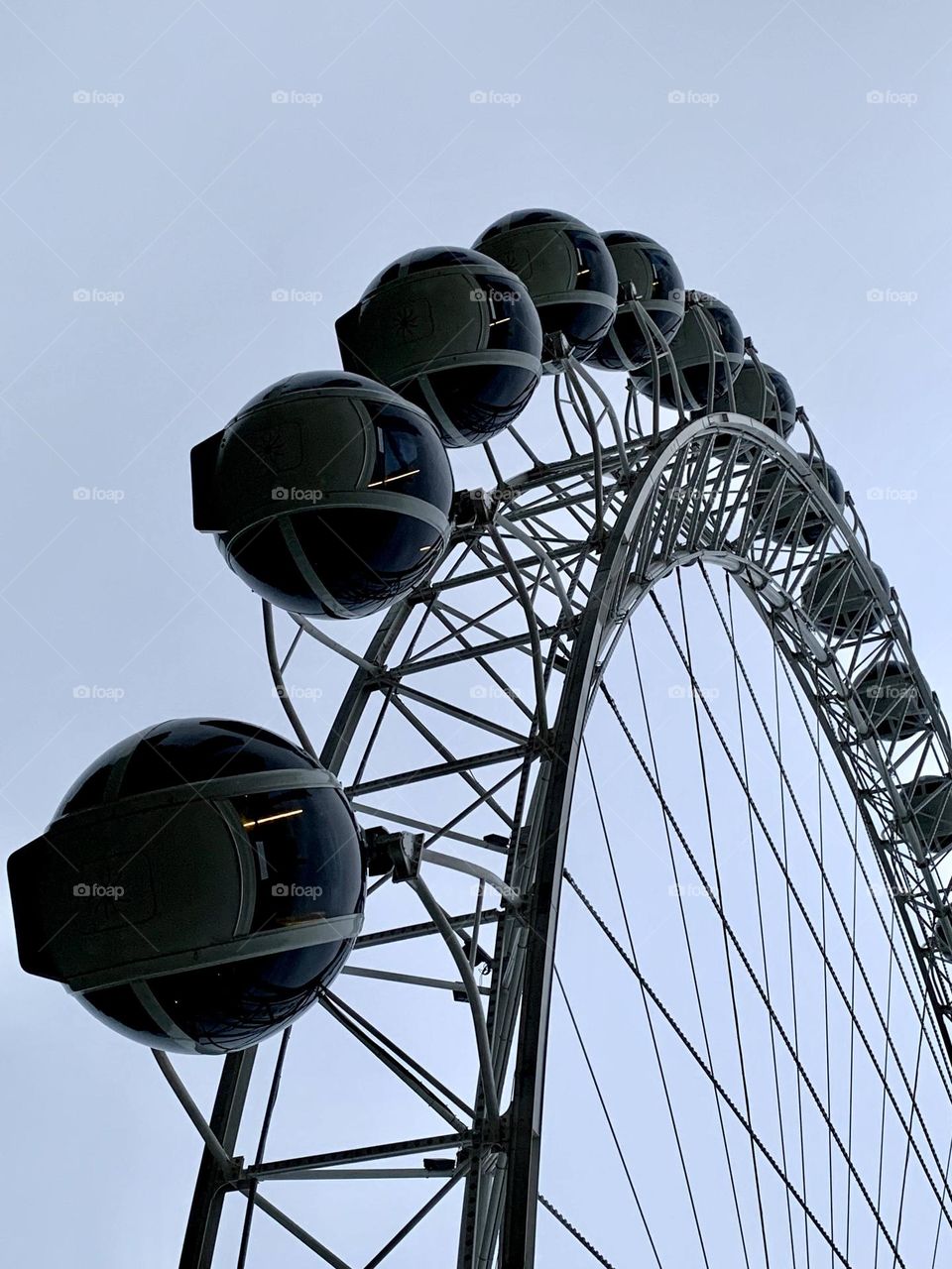 Close-up of a Ferris Wheel 