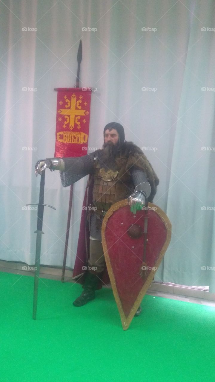 Tourism fair 2018 in Belgrade. Club Svibor that preserves knights in Serbia. Thanks guys for being there 😁👍